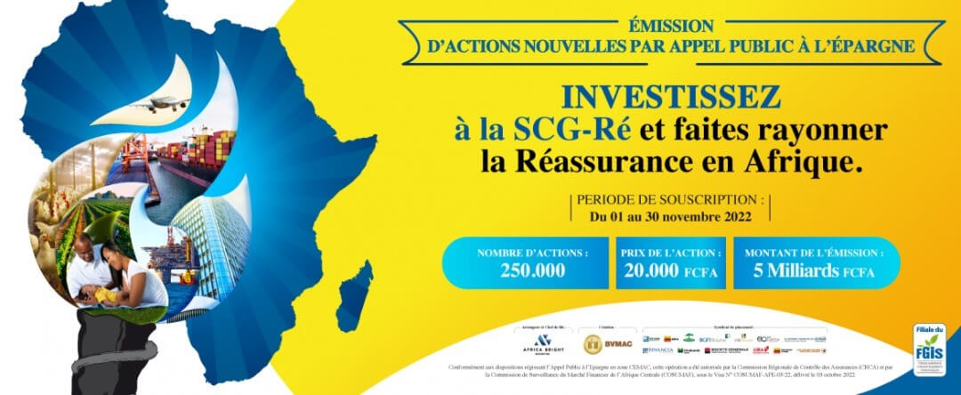 ABS SA., Arrangeur et Chef de file de l'émission d'actions nouvelles de SCG-Ré